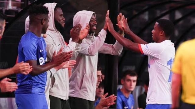 开云体育-哈维很失望，“登贝莱这么高兴，我没想到”